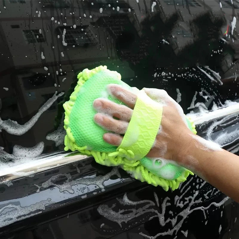 RideRoost Microfiber Wash Mitt