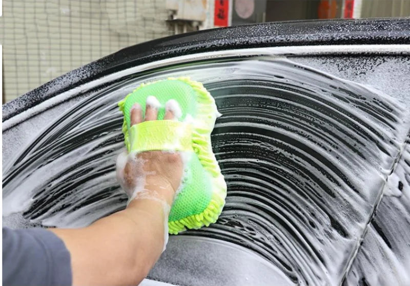 RideRoost Microfiber Wash Mitt