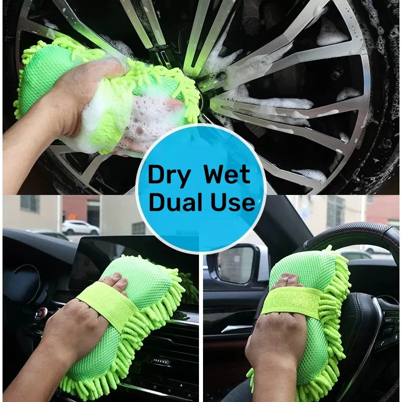 RideRoost Microfiber Wash Mitt