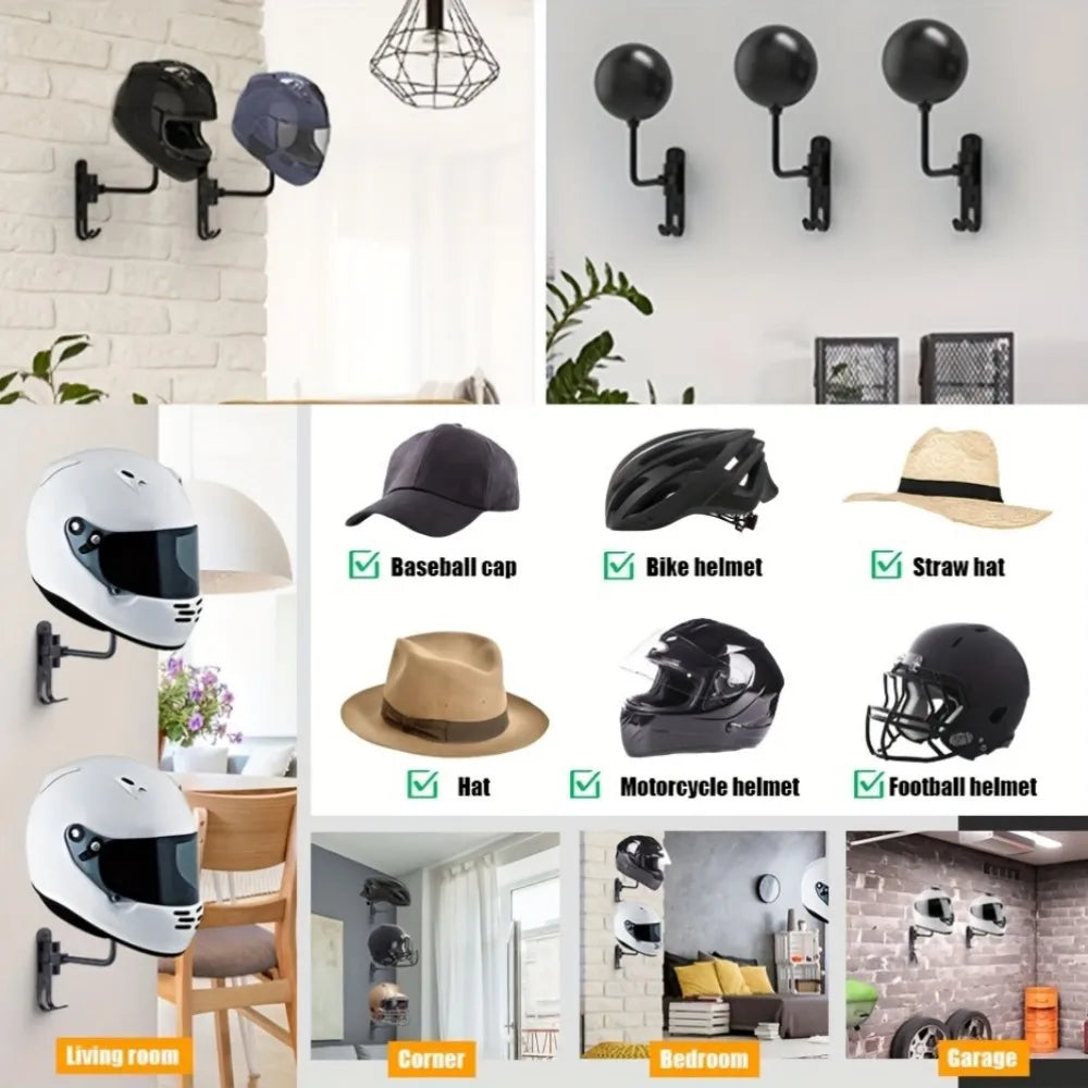 RideRoost Helmet & Gear Wall Mount