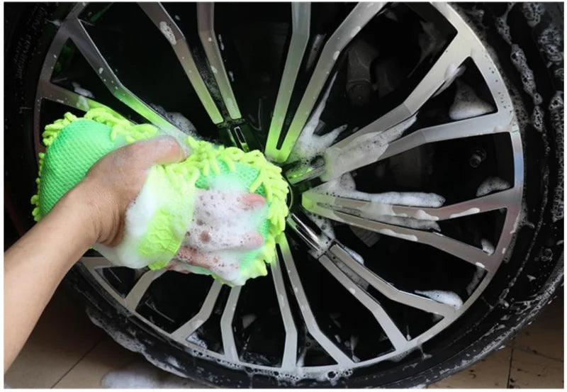 RideRoost Microfiber Wash Mitt